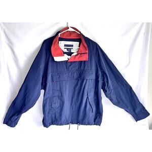 Britches Vintage Great Outdoors Sportech Red and Blue Men's Pullover Jacket L